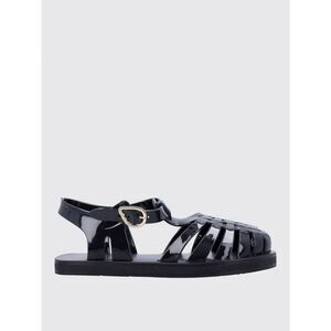 Ancient Greek Flat Sandal Woman Black